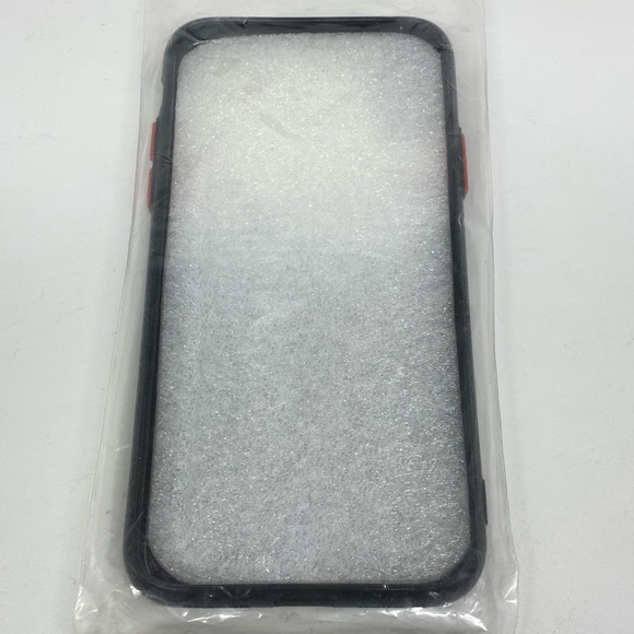 CLEAR / BLACK / GLITTER PHONE CASE FOR IPHONE X & XS NEW / UNUSED - Picture 2 of 5